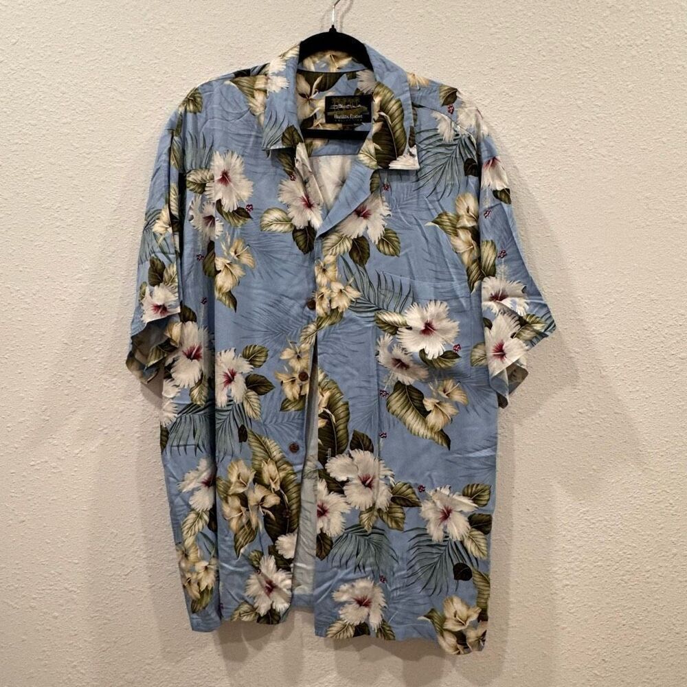 Hawaiian reserve collection men's 100% rayon shirt size XL - Picture 1 of 8